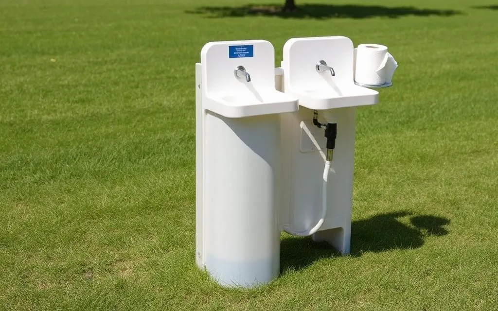portable hand washing stations from Fallcrest Portable Toilets